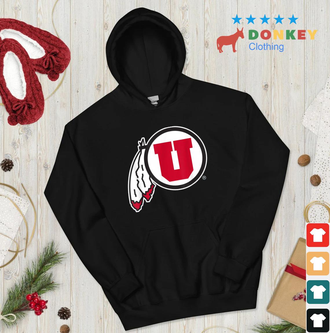 Utah Utes Icon Logo Shirt hoodie don den