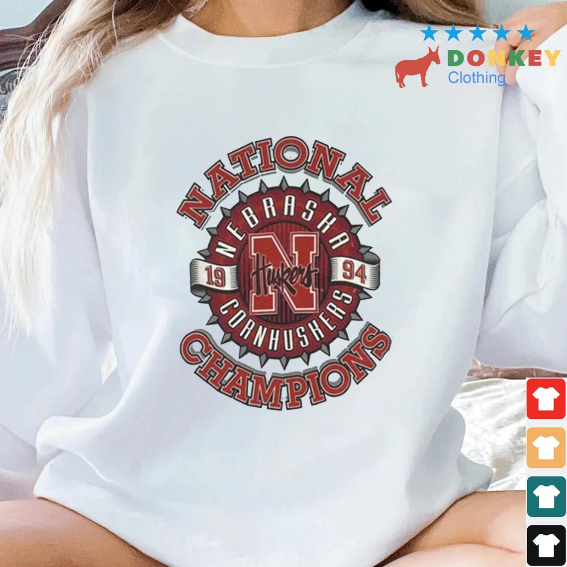 Vintage 1994 Champions Nebraska Shirt