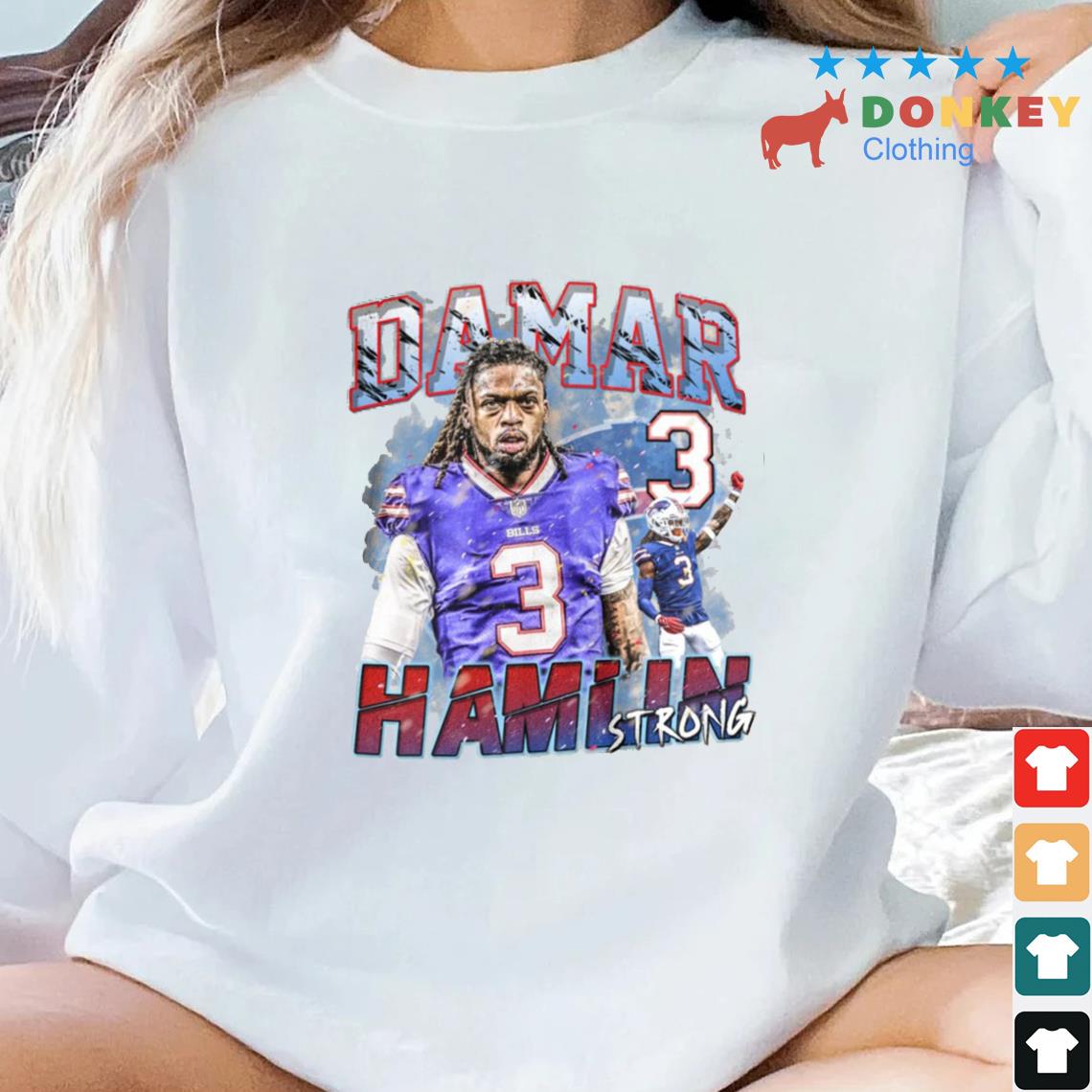 Damar Hamlin Strong Buffalo Football Shirt