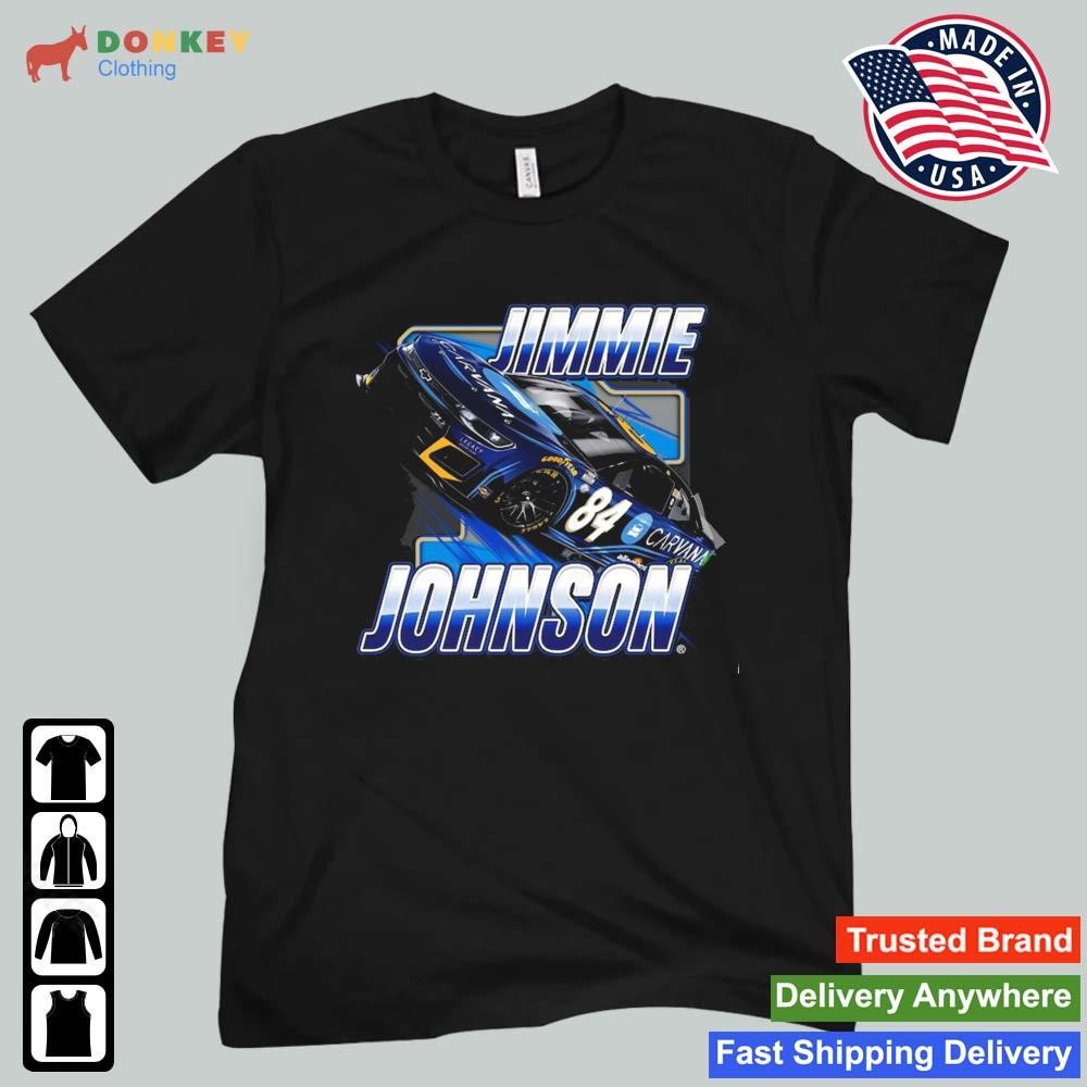 Jimmie Johnson Legacy Motor Club Team Collection Black Blister Shirt