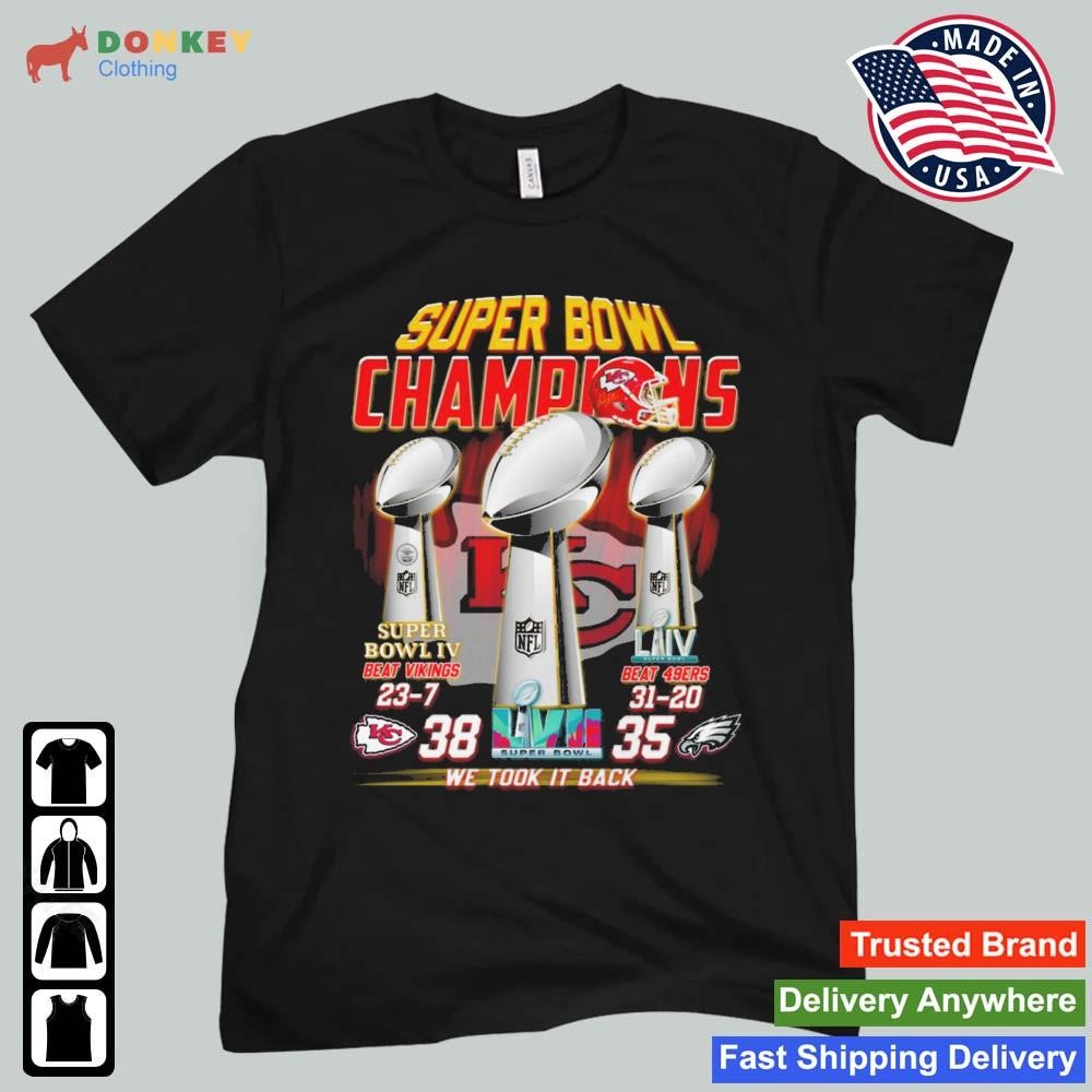 Kansas City Chiefs Super Bowl LVII Champions We Took It Back shirt