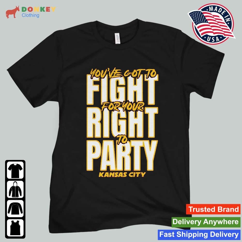 Official 2023 Kansas City Chiefs Fight For Your Right To Party Shirt