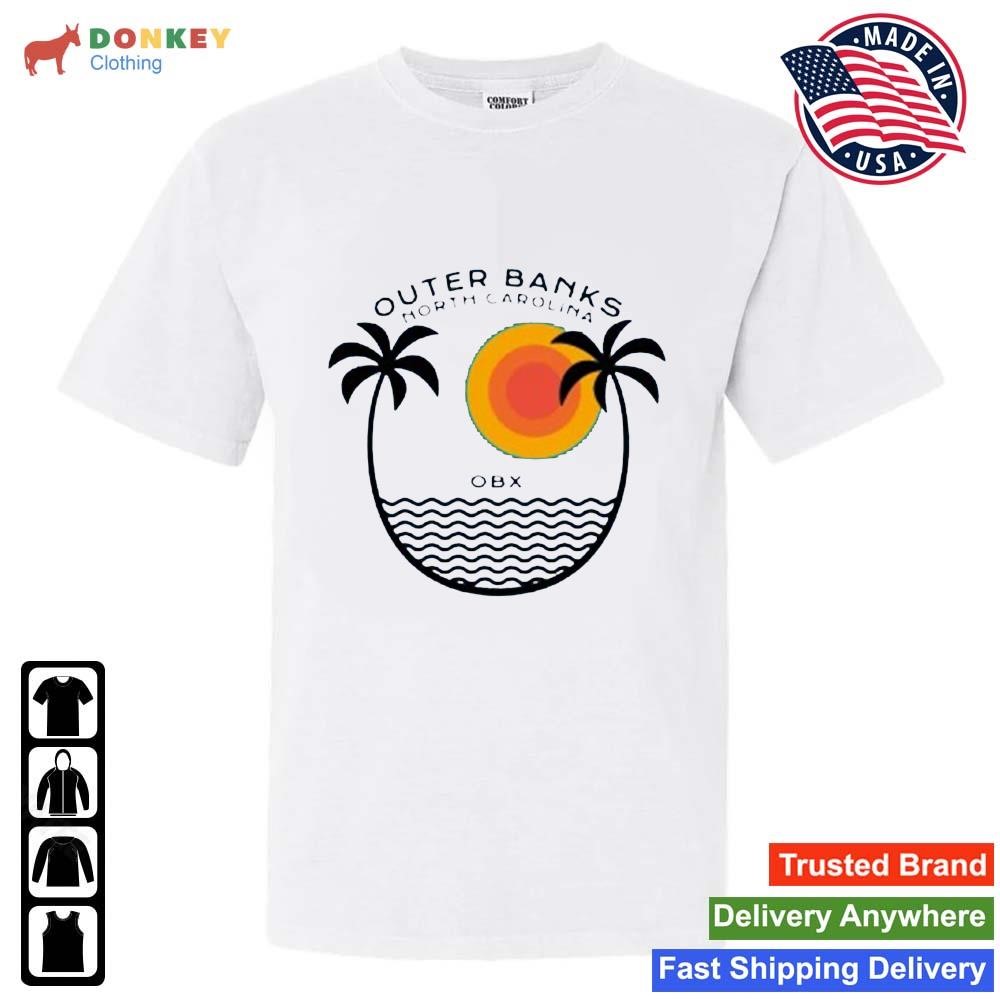 Outer Banks Sunrise Over The Palms T-Shirt