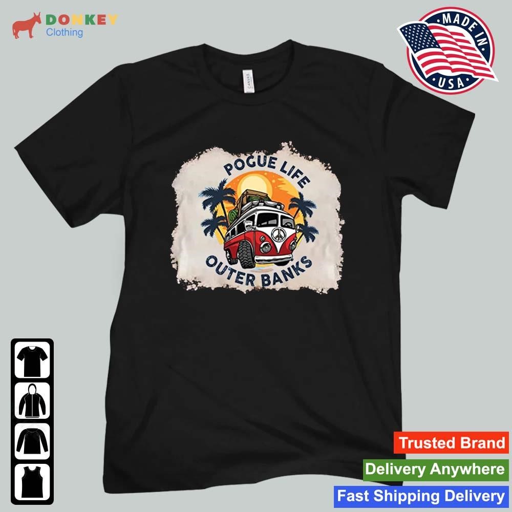 Pogue Life Outer Banks Palm Tree Bus T-Shirt