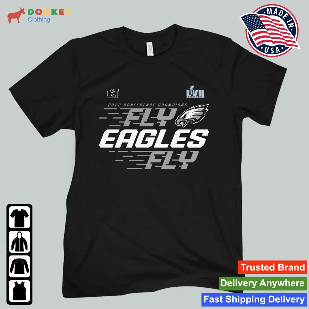 Philadelphia Eagles 2022 NFC Champions Team Slogan Super Bowl LVII Shirt