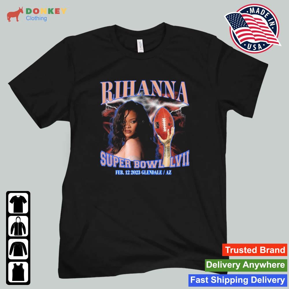 Rihanna Football Super Bowl LVII American Football Feb 12 2023 Shirt