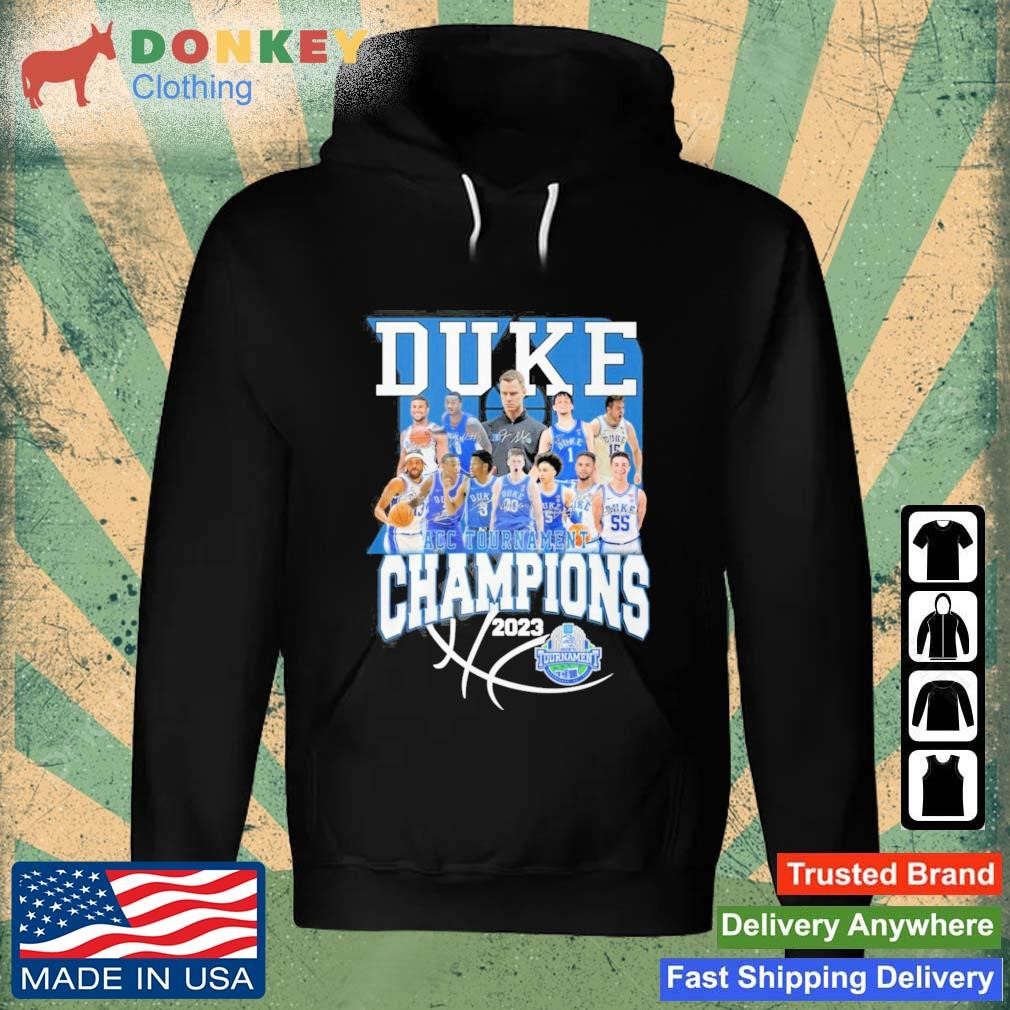 Duke Blue Devils ACC Tournament Champions 2023 Signatures Shirt Hoodie.jpg