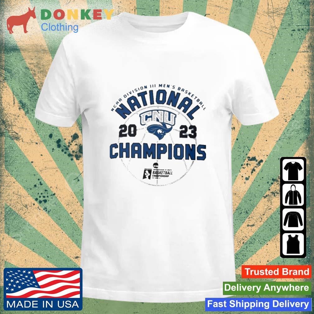 Official Christopher Newport University Captains Men's Basketball 2023 Ncaa Division Iii National Champions shirt