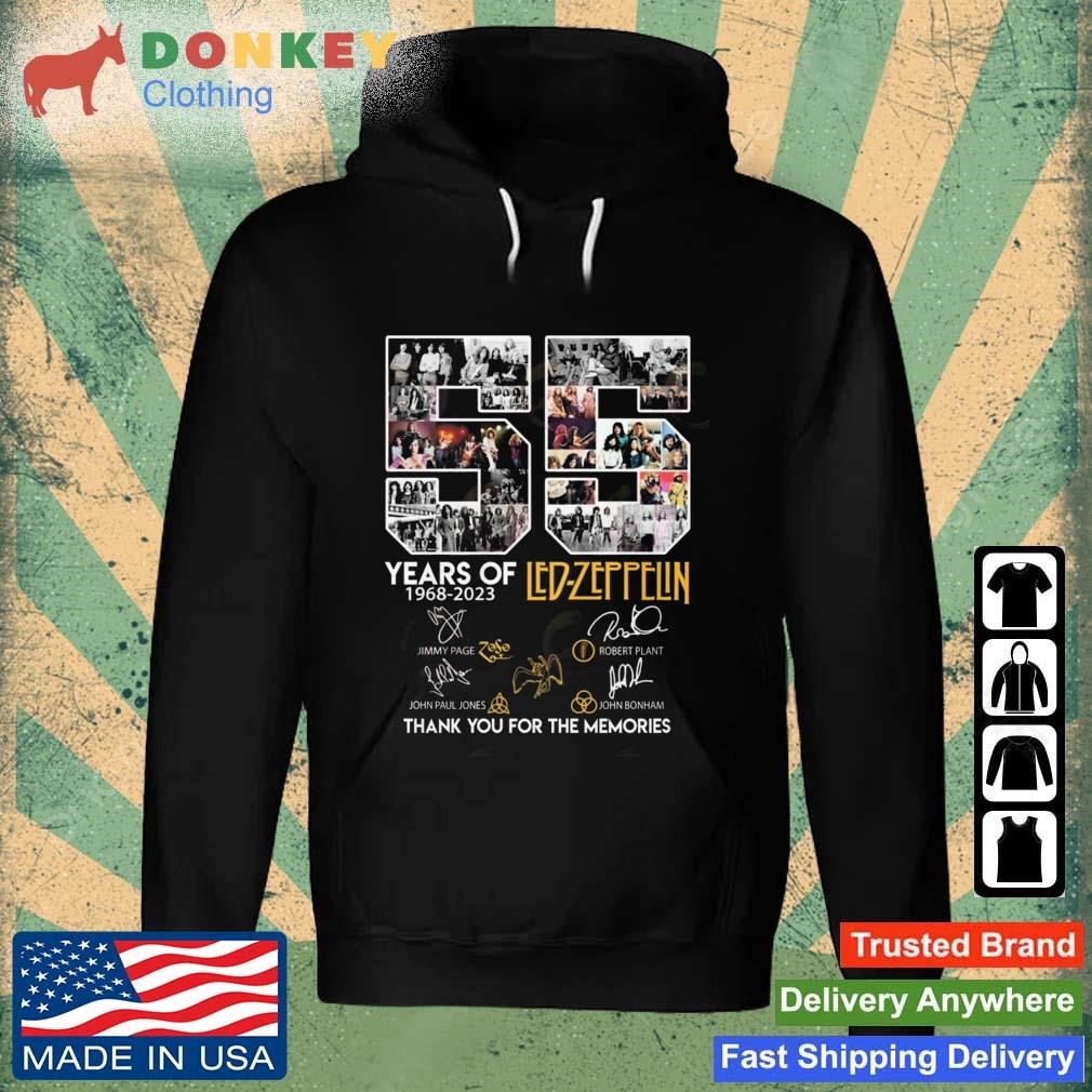 55 Years Of 1968 – 2023 Led Zeppelin Thank You For The Memories Signatures Shirt Hoodie.jpg
