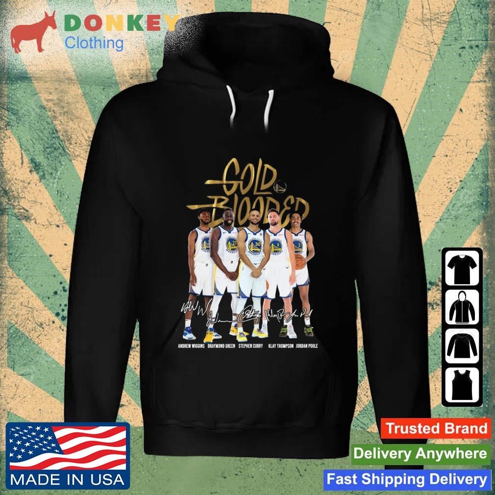 Gold Blooded NBA Golden State Warriors Signatures Shirt Hoodie.jpg