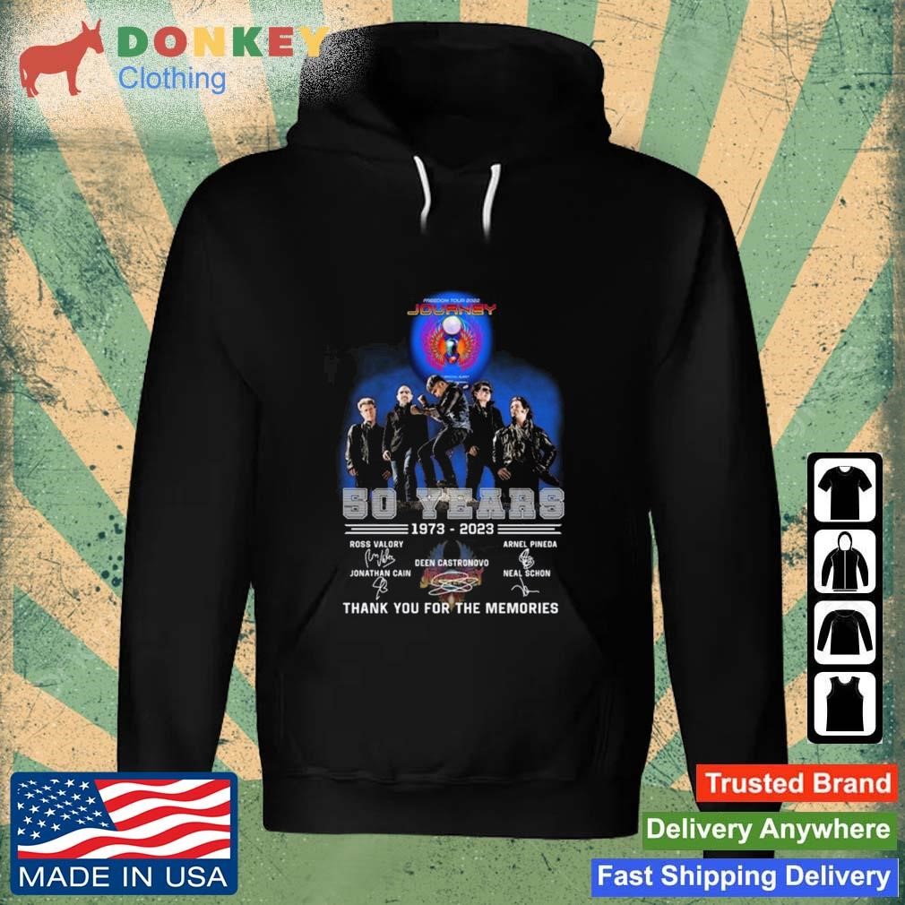 Journey 50 Years 1973 – 2023 Thank You For The Memories Signatures Shirt Hoodie.jpg