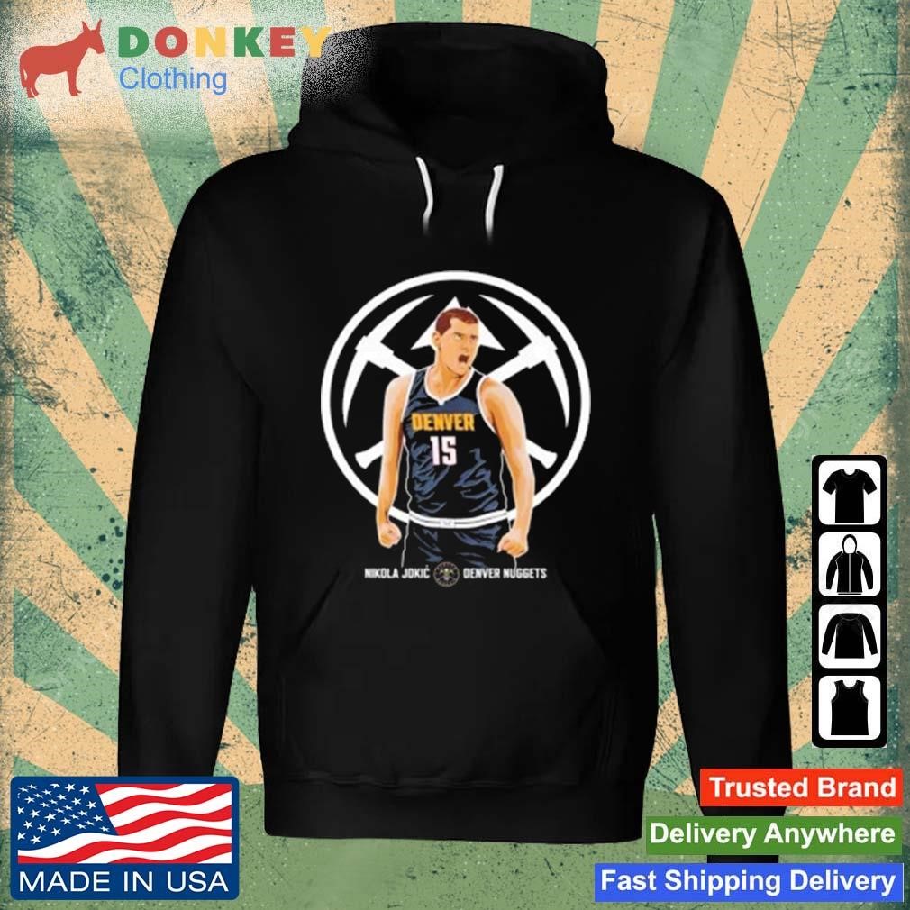 NBA Nikola Jokic Navy Denver Nuggets Player Graphic Shirt Hoodie.jpg