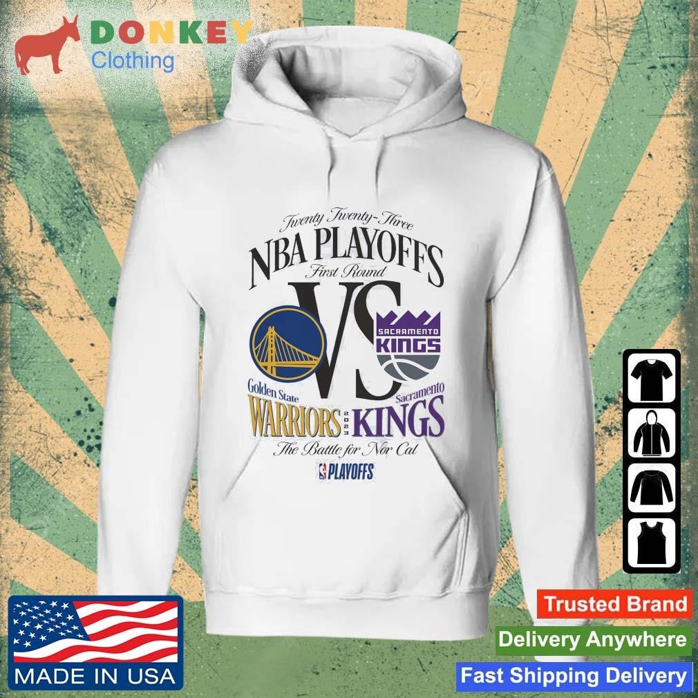 Sacramento Kings vs. Golden State Warriors 2023 NBA Playoffs Matchup Shirt Hoodie.jpg