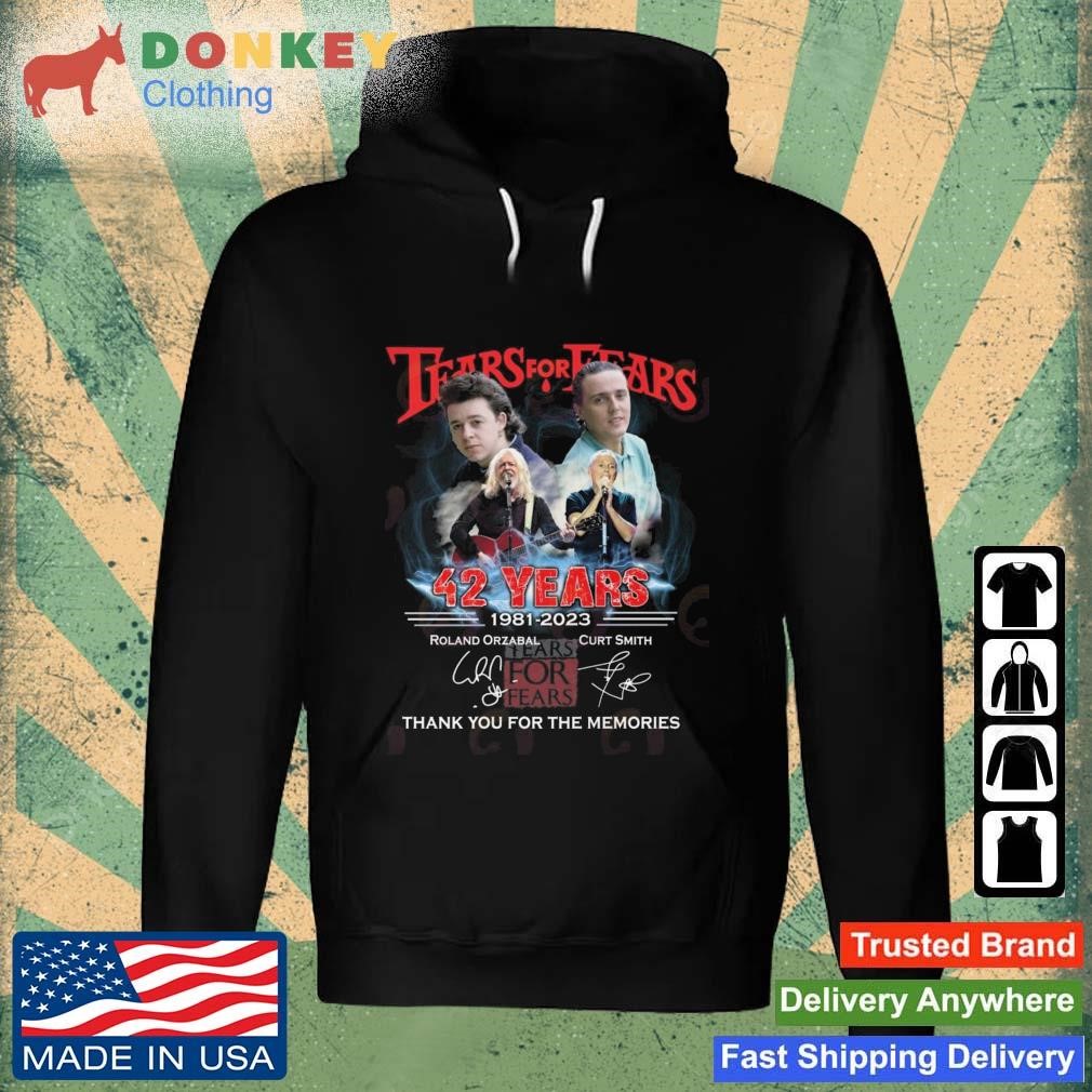 Tears For Fears 42 Years 1981 – 2023 Thank You For The Memories Signatures Shirt Hoodie.jpg