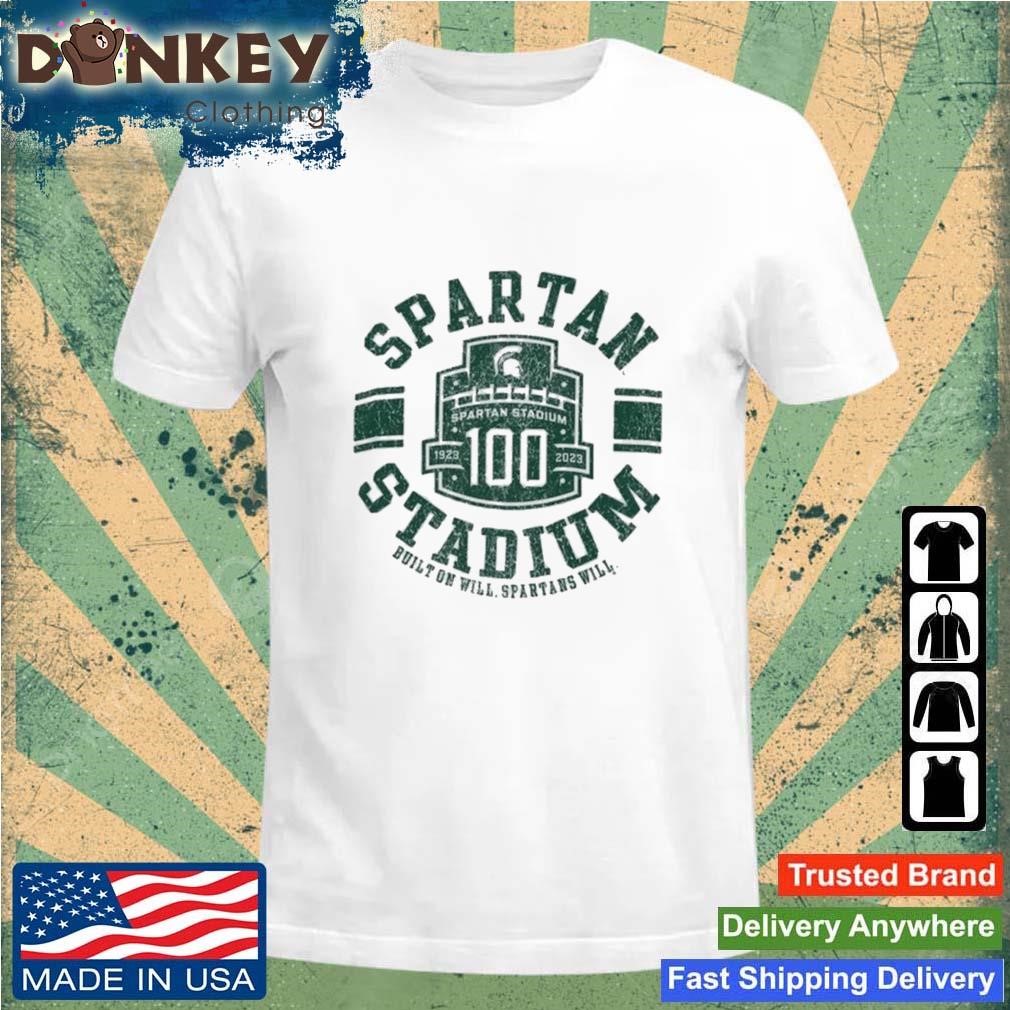 2023 Champion Michigan State Spartans Spartan Stadium 100th Anniversary Shirt