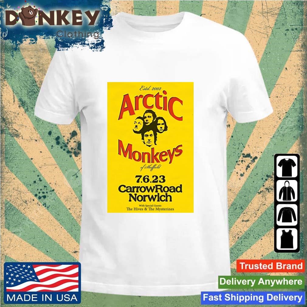 Arctic Monkeys Carrow Road Norwich June 7 2023 Shirt