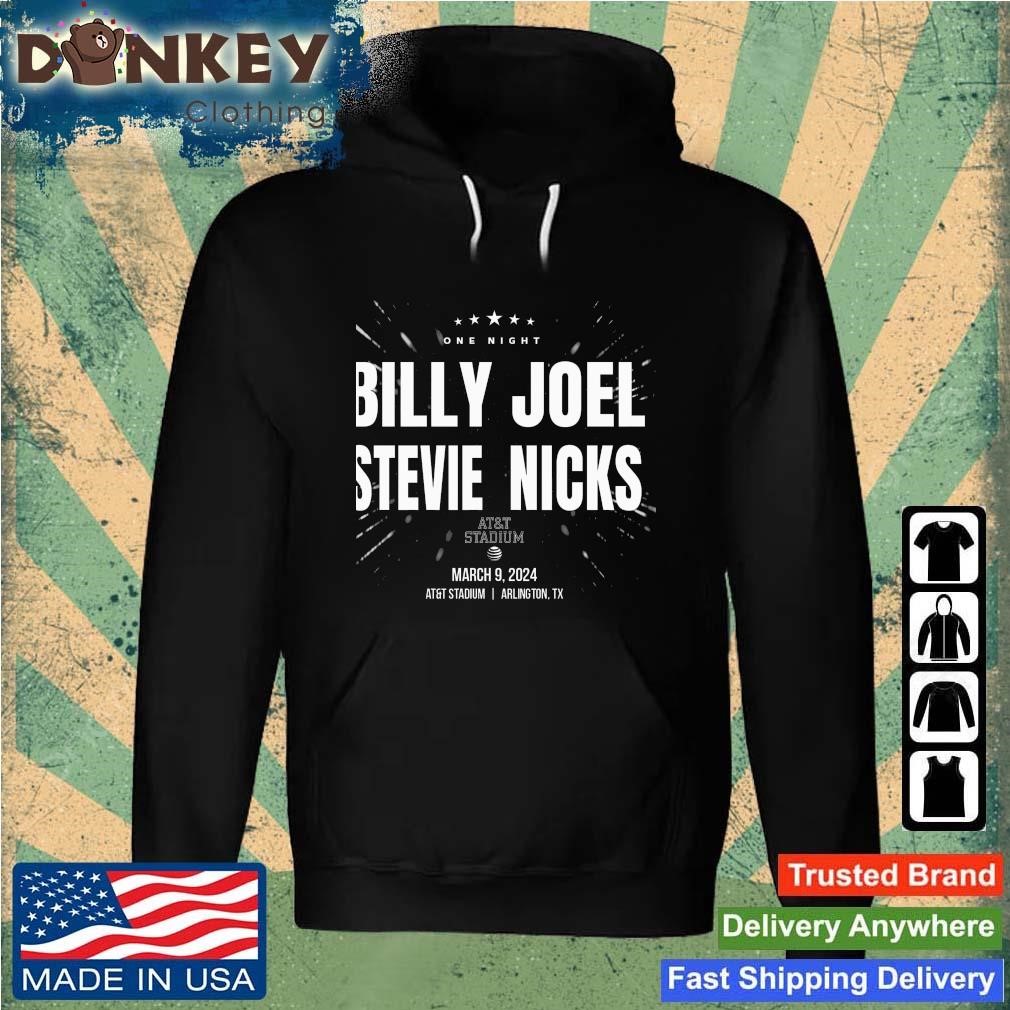 Billy Joel And Stevie Nicks Dallas 2023 Tour AT&T Stadium Concert Shirt Hoodie.jpg
