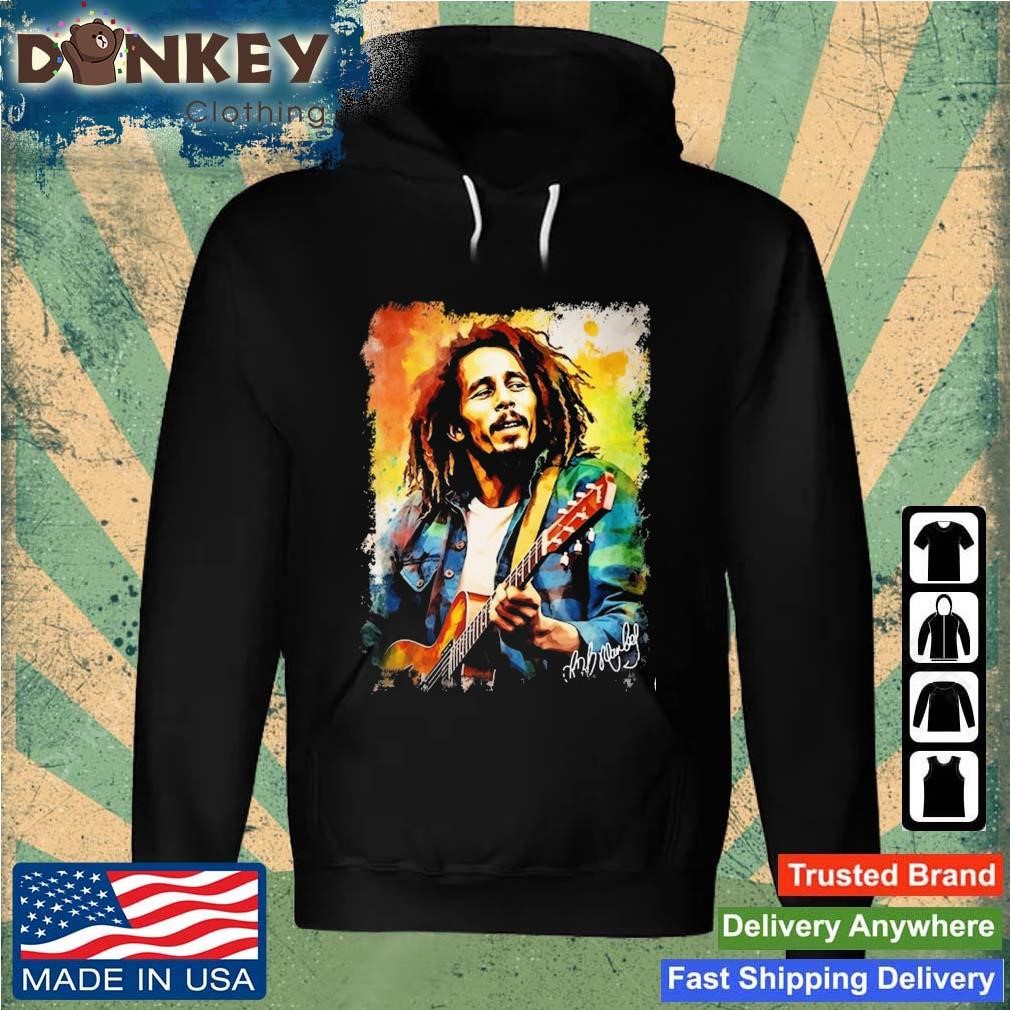 Bob Marley Love And Rock Signature Shirt Hoodie.jpg