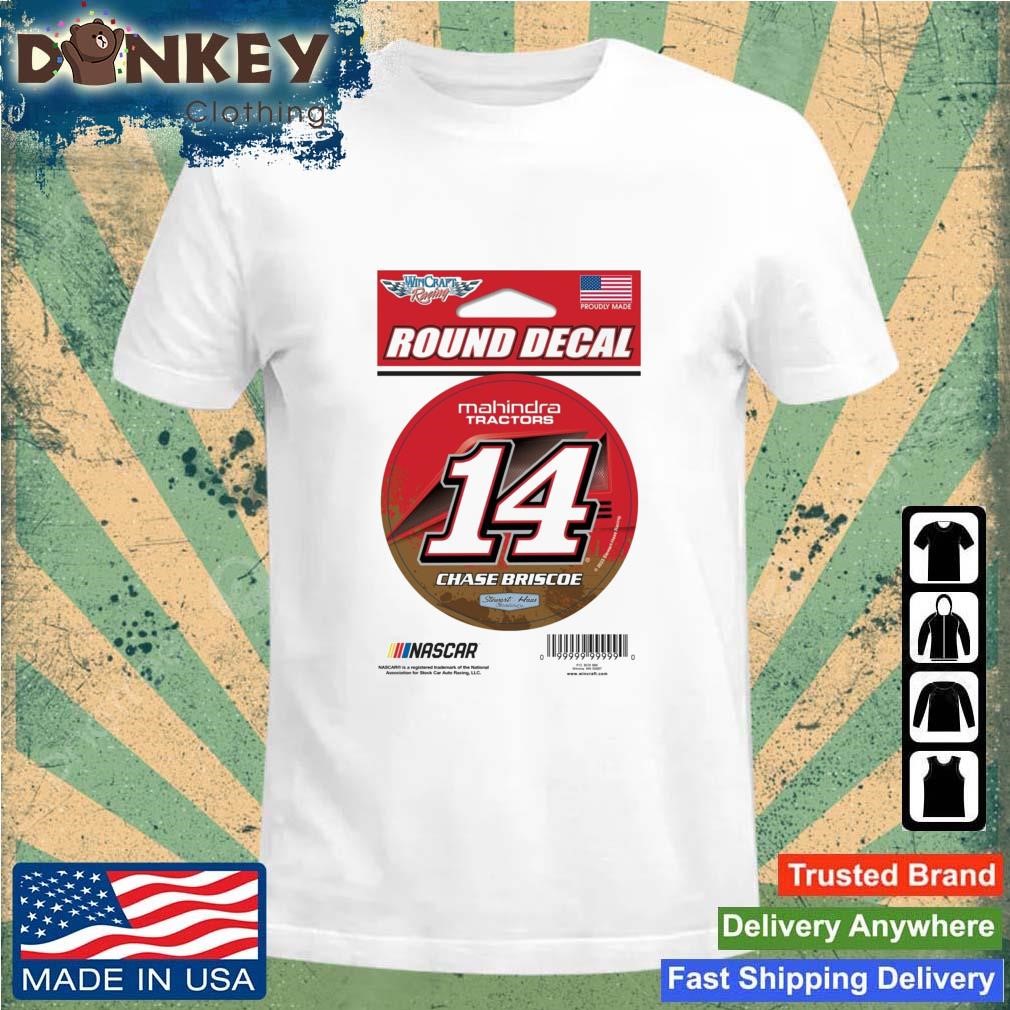 Chase Briscoe 2023 Mahindra Tractors Stewart-Haas Racing 3″ Round Decal Shirt