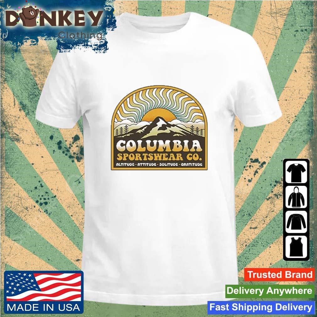 Columbia Sportswear Co Altitude Attitude Solitude Oratitude Shirt