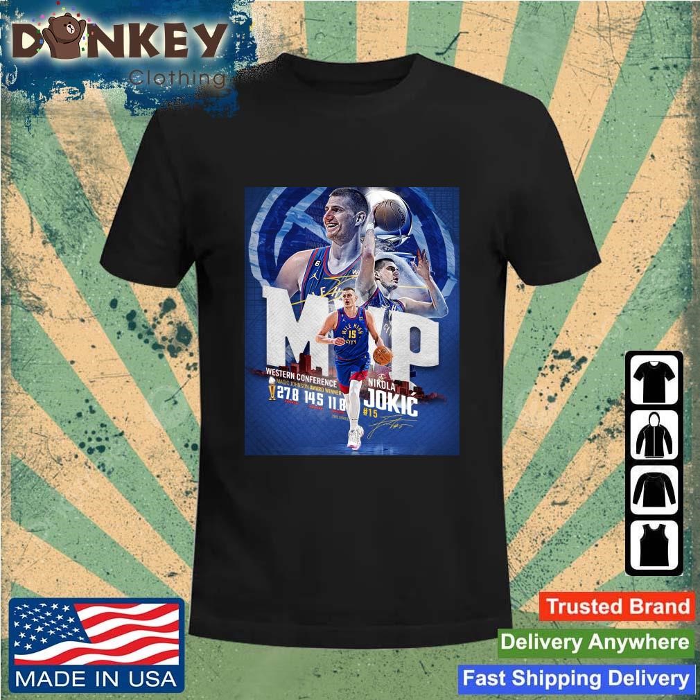 Denver Nuggets Nikola Jokic MVP Western Conference 2023 Shirt