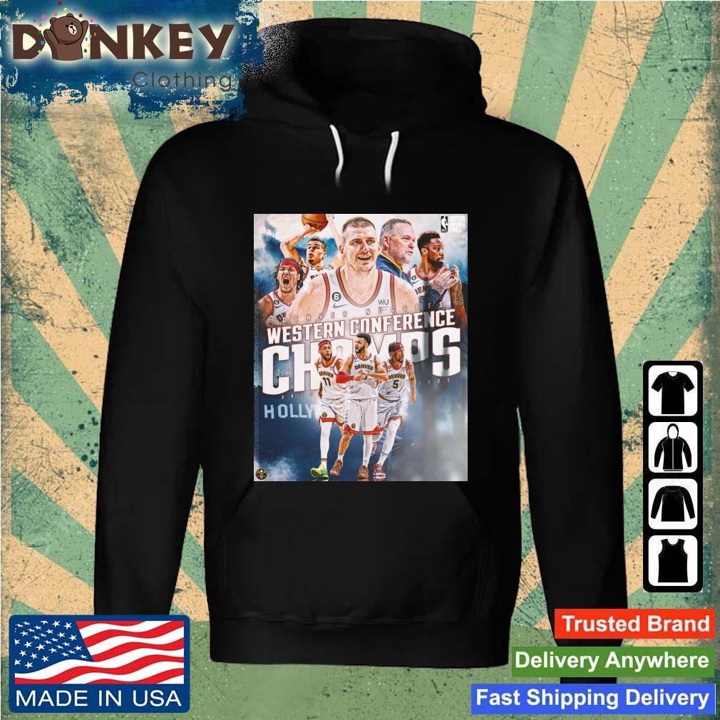 Denver Nuggets The Best In The West Denver Nuggets Western Conference Champs 2023 Shirt Hoodie.jpg