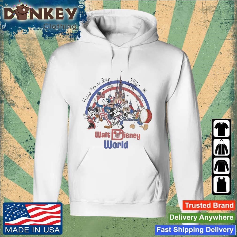 Happy 4th Of July Walt Disney World Fourth Of July Mickey & Friends Shirt Hoodie.jpg