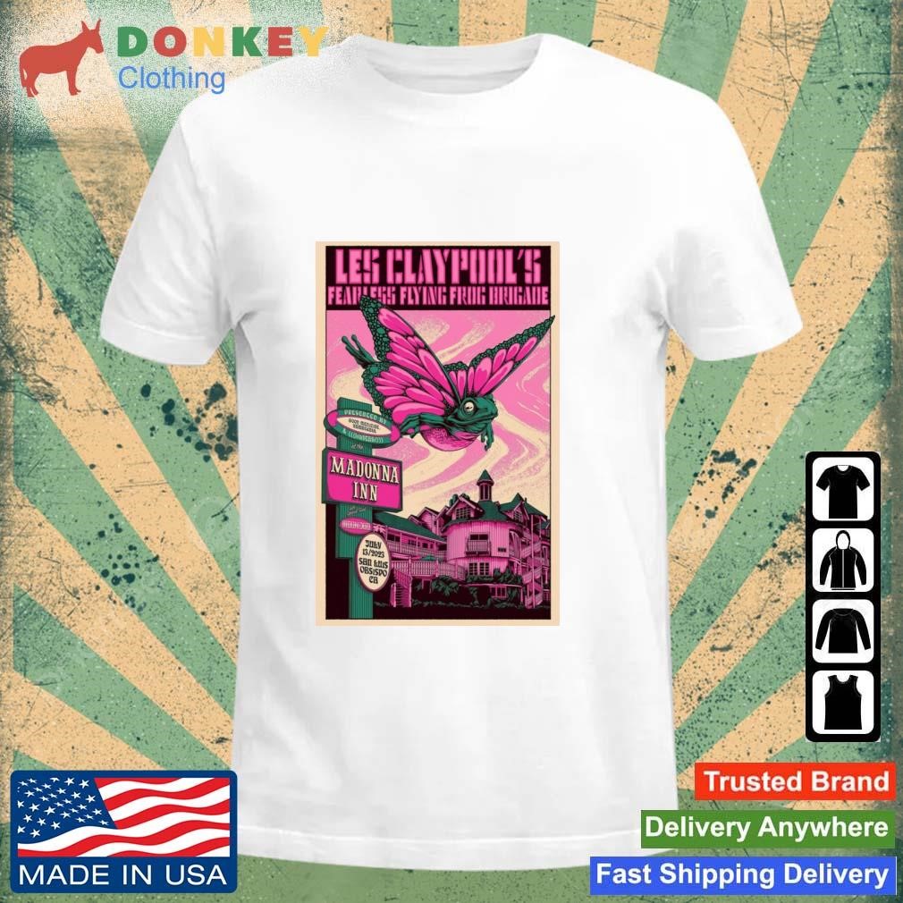 Les Claypool's Fearless Flying Frog Brigade July 13 2023 Shirt
