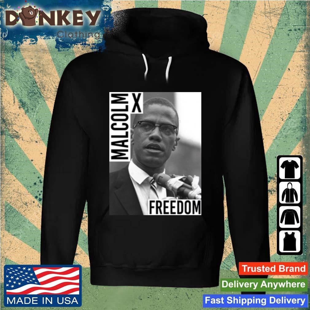 Malcolm Brogdon Wearing Malcolm X Freedom Shirt Hoodie.jpg