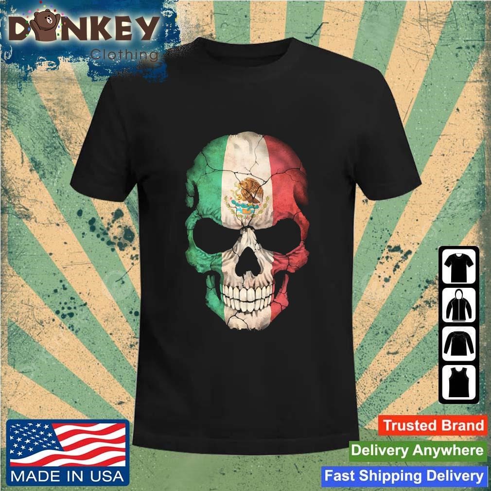 Mexican Flag Skull Posters Shirt