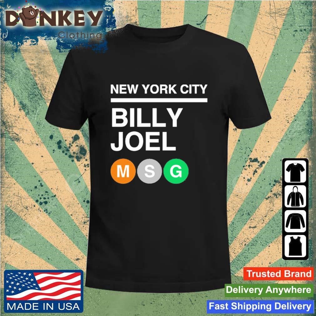 New York City Billy Joel MSG Subway Shirt