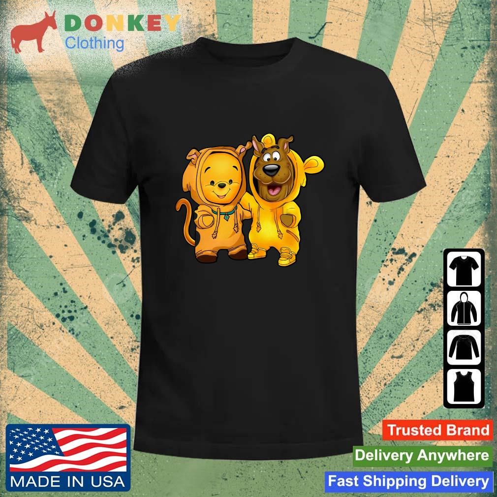 Official Baby Pooh And Scooby Doo T Shirt