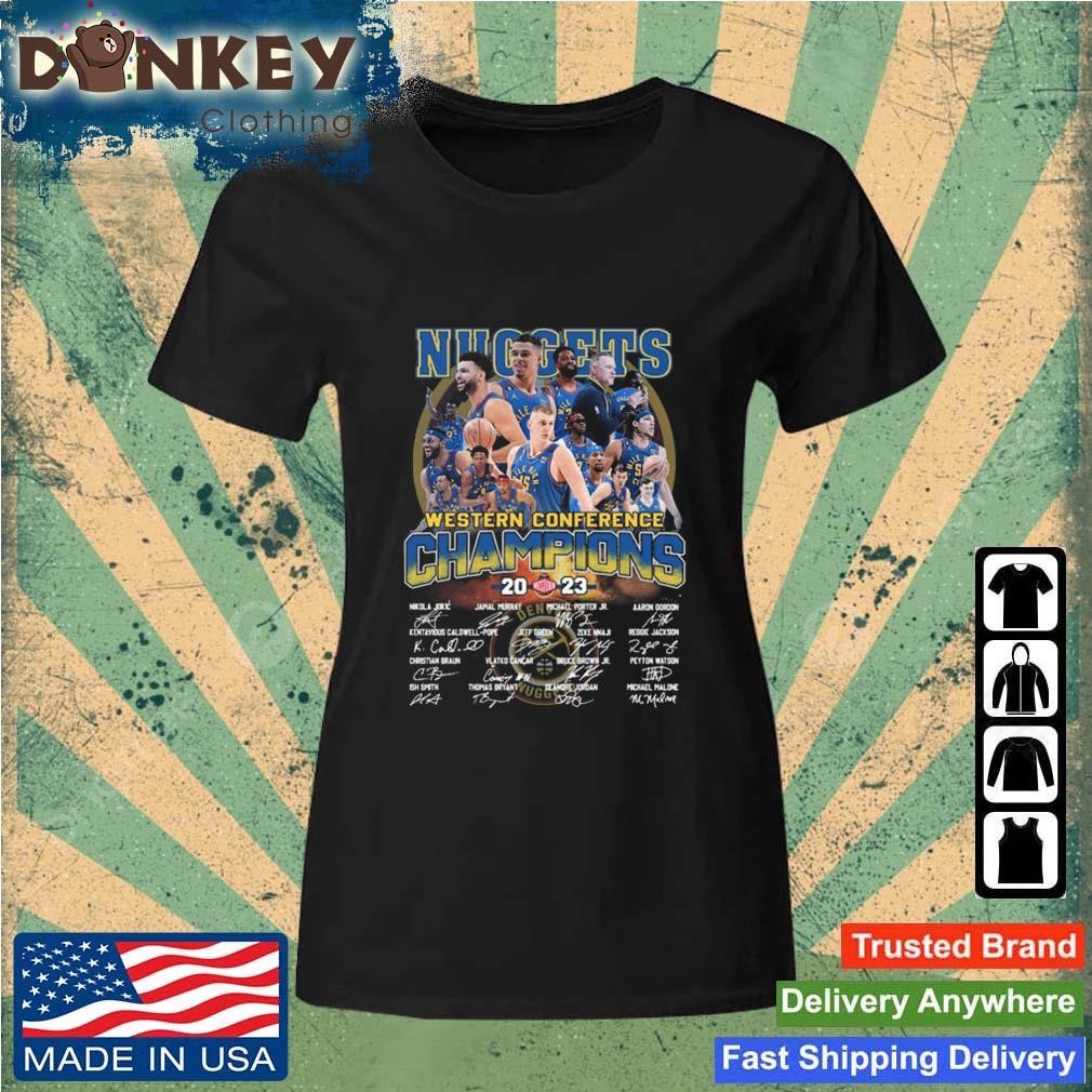Official Denver Nuggets NBA Western Conference Champions 2023 Signatures shirt Ladies.jpg