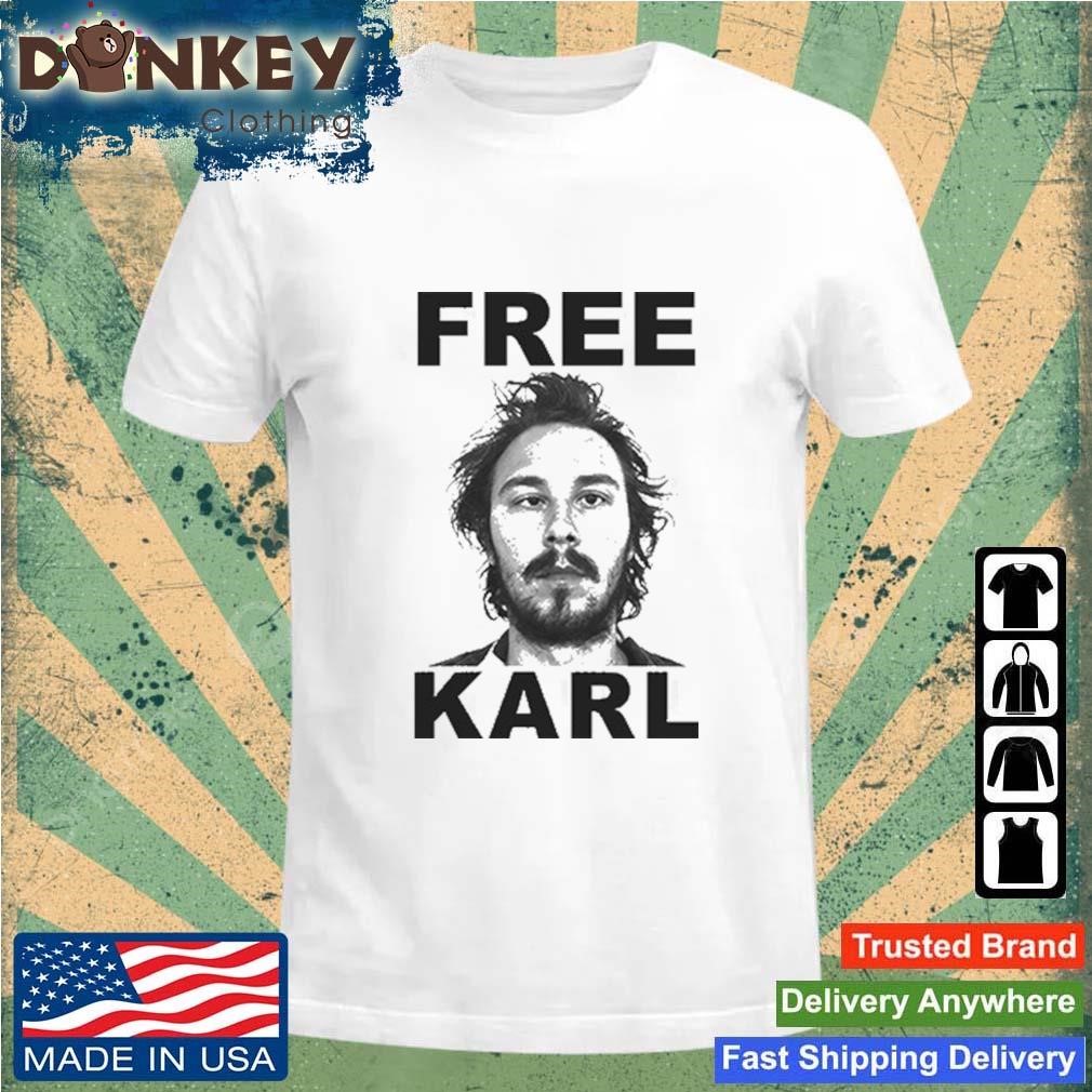 Official Workaholics Free Karl Mug Shot Shirt