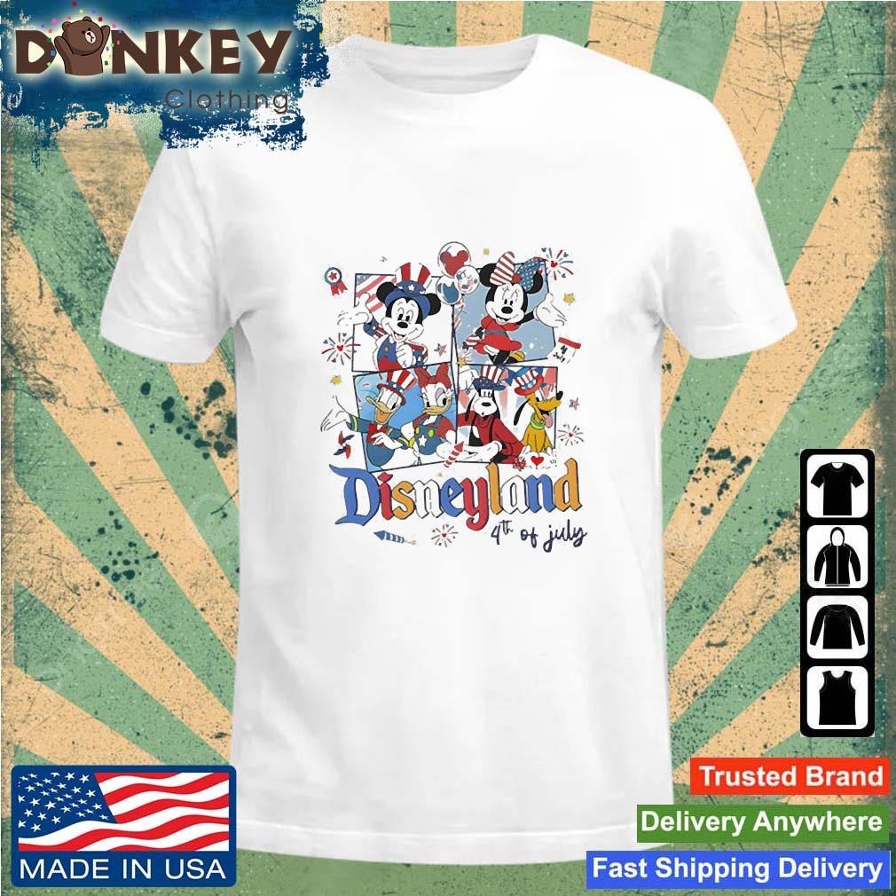 Original Retro Mickey And Friends 4th Of July 2023 Shirt