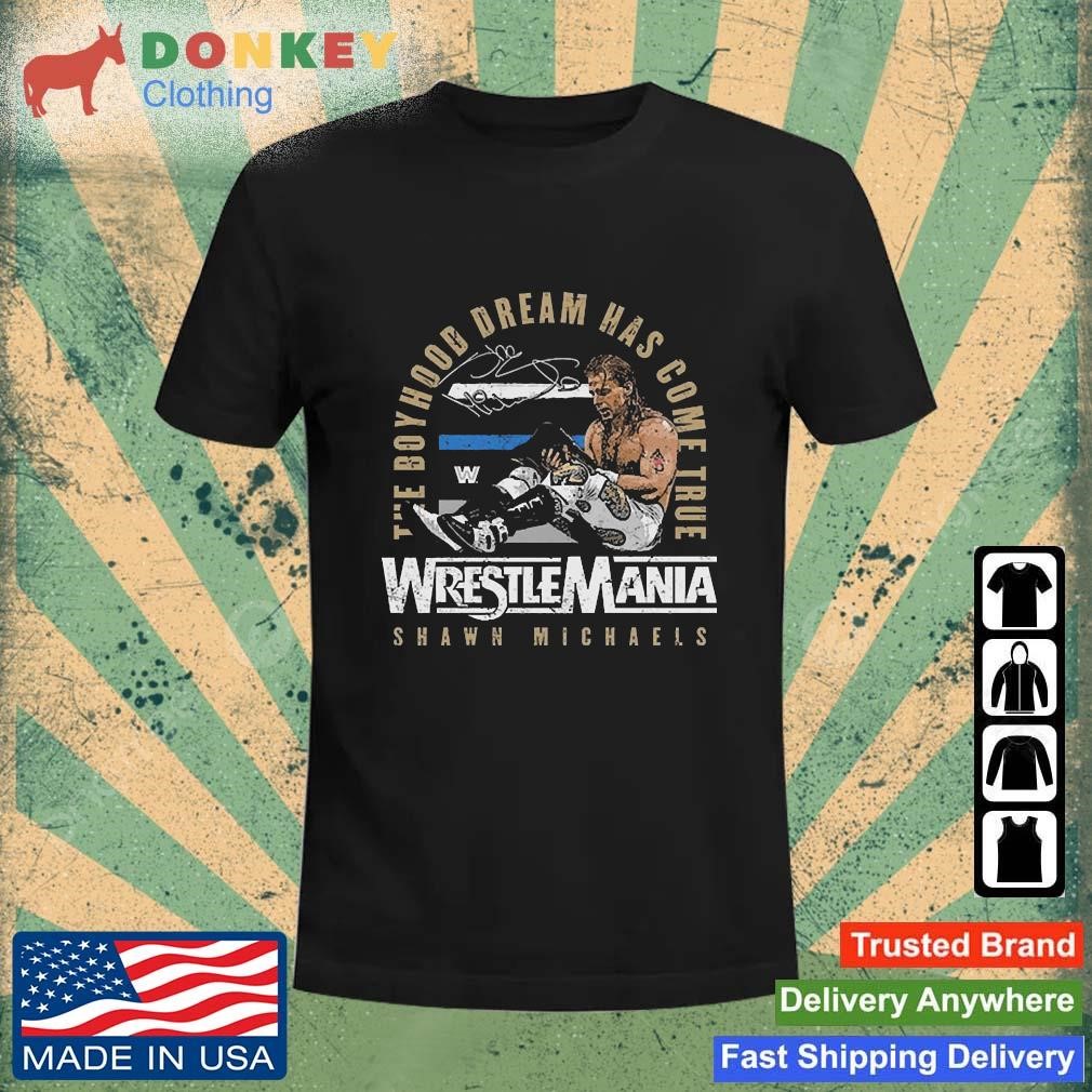 Original Shawn Michaels WrestleMania 12 Champion Signature shirt