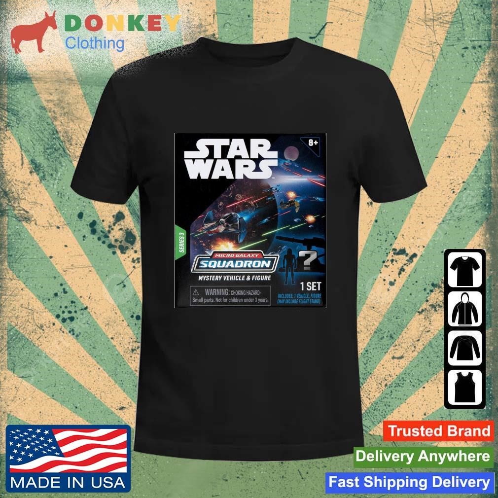 Original Star Wars Micro Galaxy Squadron Series 3 Blind Box Vehicle & Figure Shirt