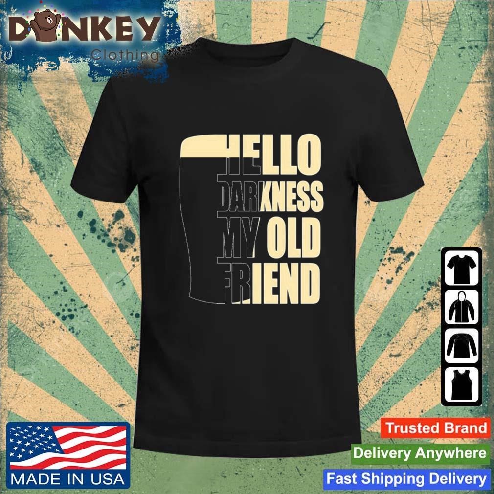 Parker Hello Darkness My Old Friend Stout Beer Shirt