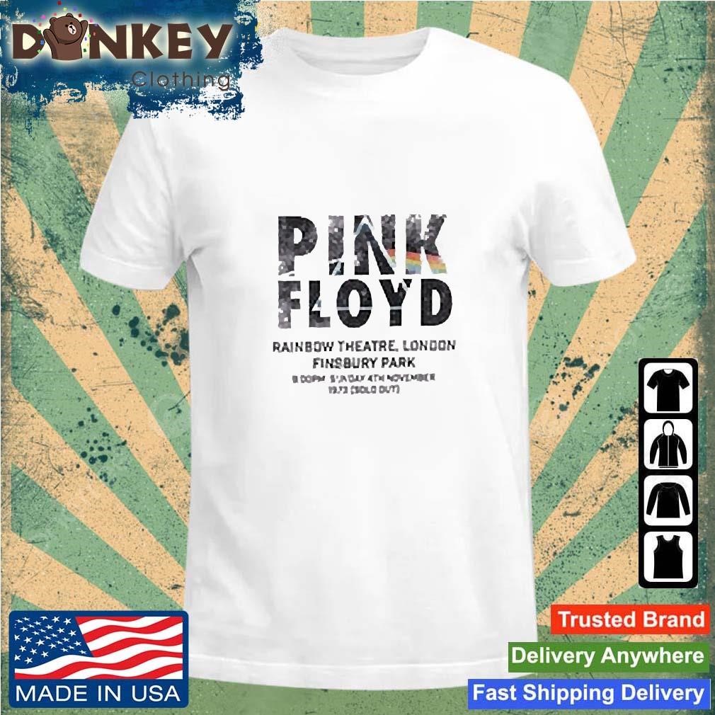 Pink Floyd Rainbow Theatre London Finsbury Park 9 00 Sunday 4th Pm November 1973 Shirt