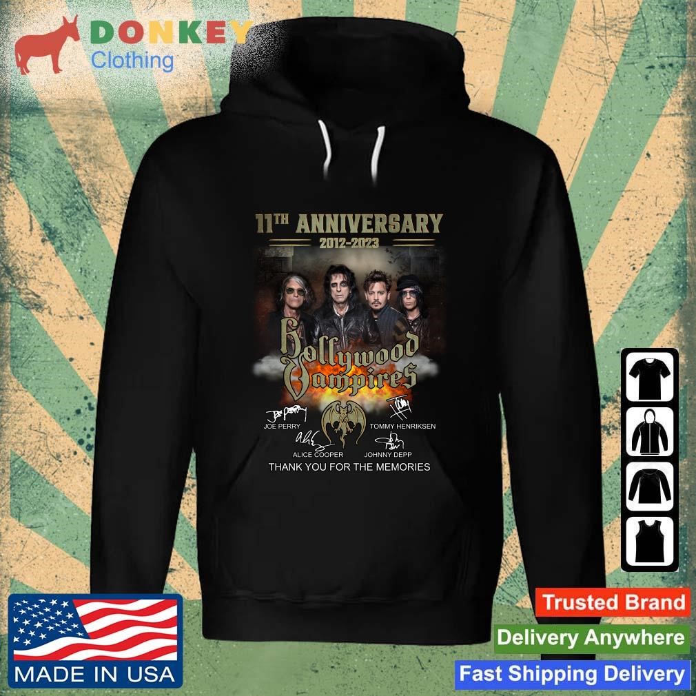 Premium 11th Anniversary 2012-2023 Hollywood Vampires Thank You For The Memories Signatures shirt Hoodie.jpg