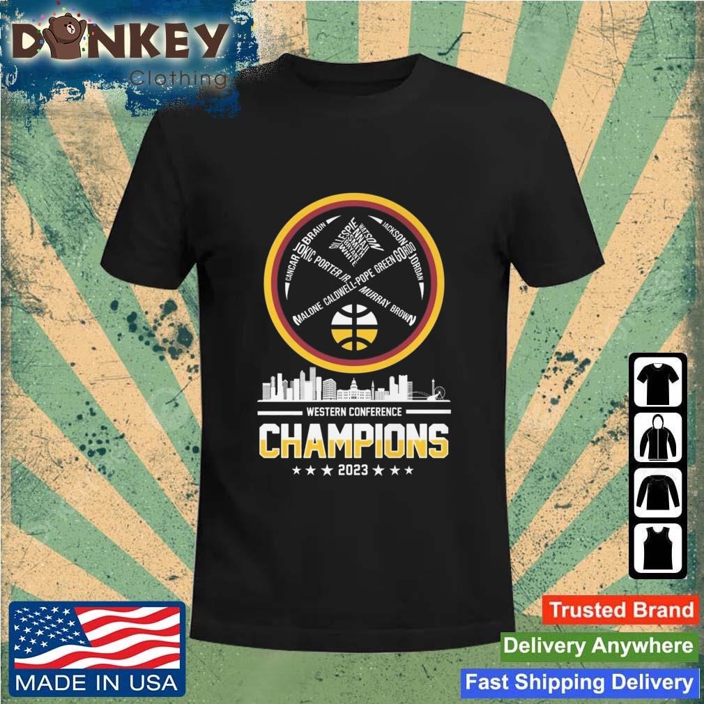 Premium Denver Nuggets Western Conference Champions Two Sided 2023 Shirt