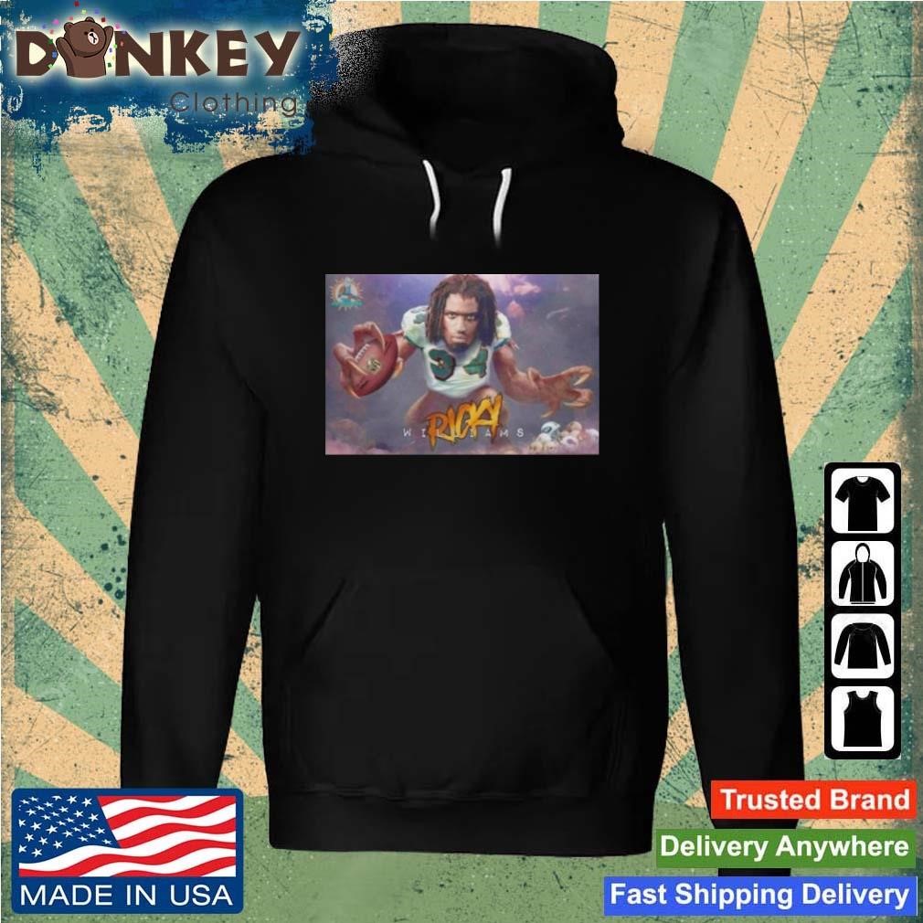 Ricky Williams Miami Dolphins Monster-style Shirt Hoodie.jpg