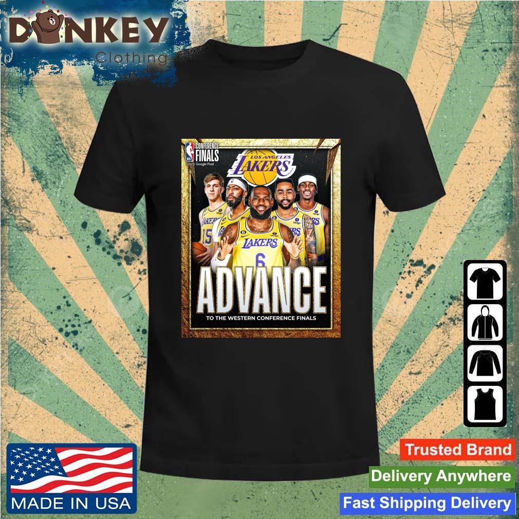 The Los Angeles Lakers Advance To The Western Conference Finals 2023 Playoffs Shirt