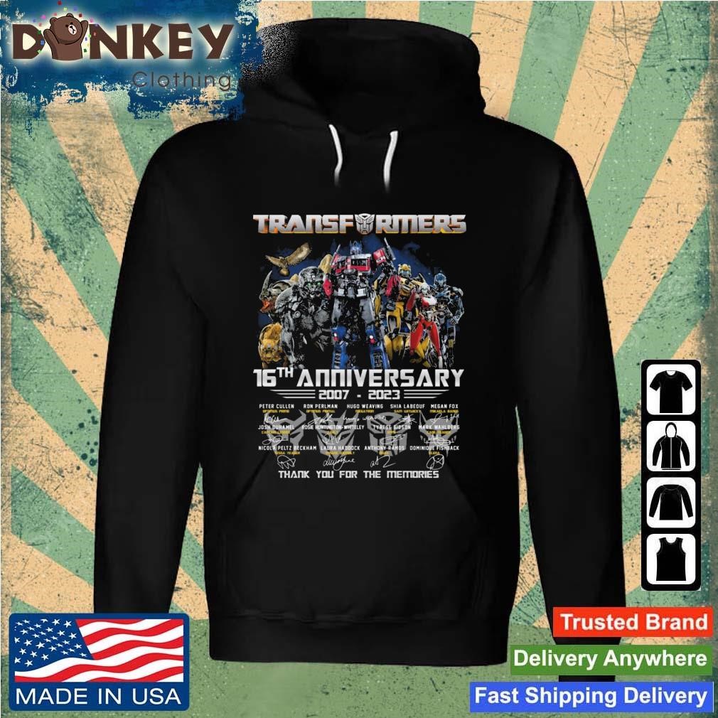 Transformers 16th Anniversary 2007-2023 Thank You For The Memories Signatures shirt Hoodie.jpg