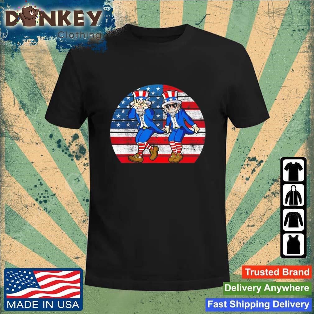 Uncle Sam Griddy Dance Funny 4th Of July Independence Day Shirt