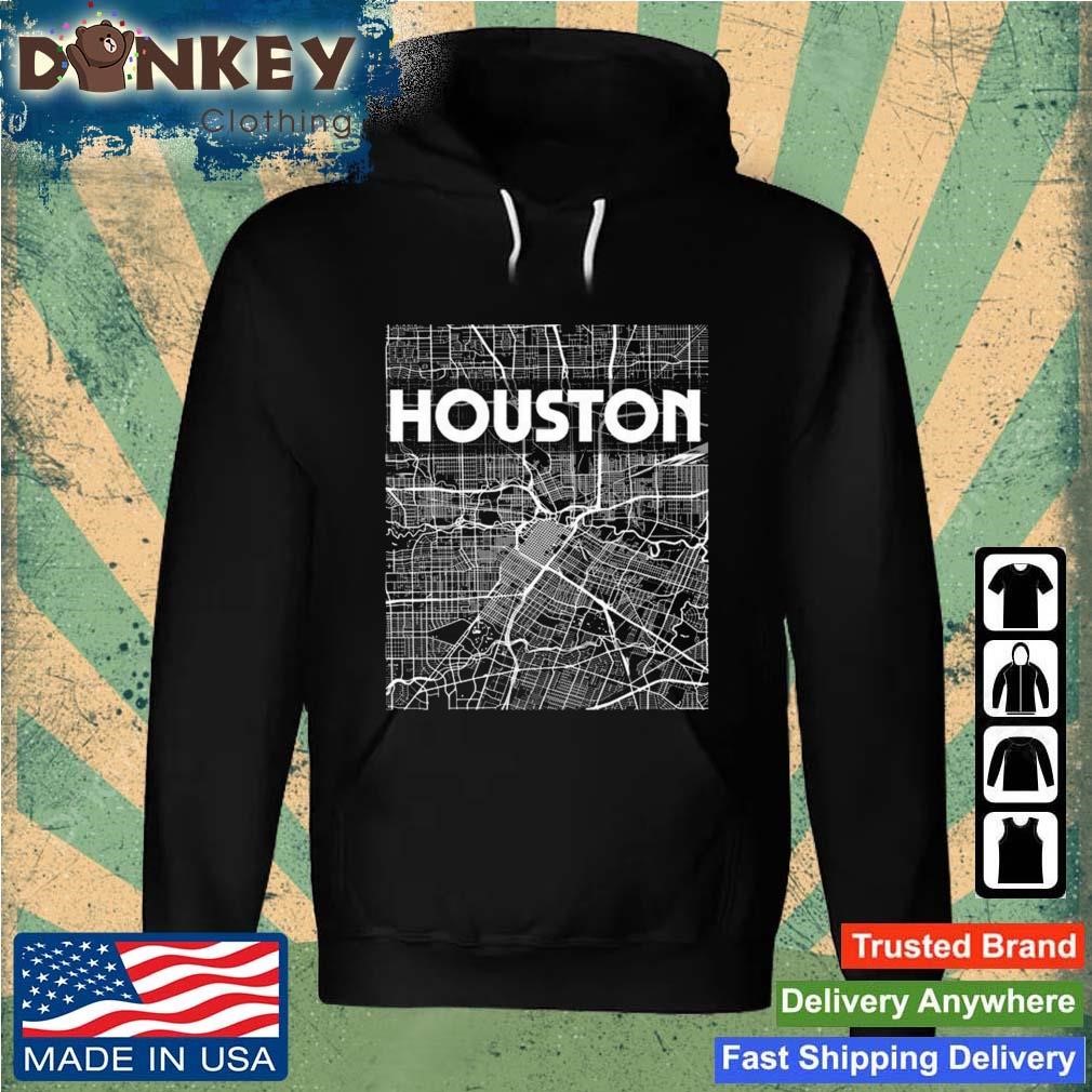 Vintage Houston Texas Meaningful Gift Town City Map Cool Shirt Hoodie.jpg